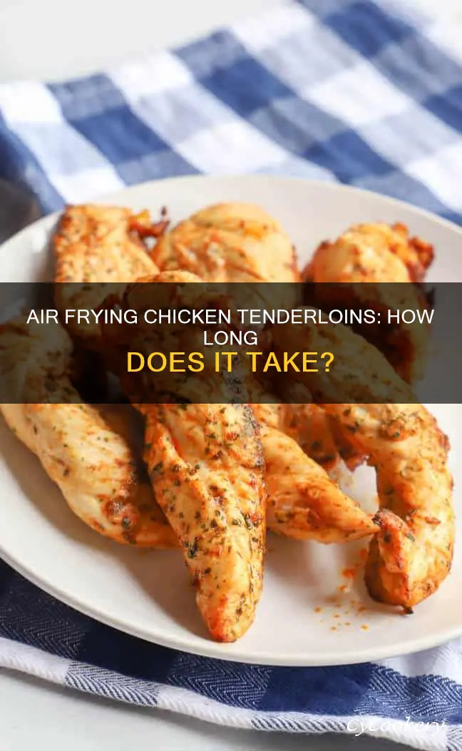 how long cook chicken tenderloins in air fryer