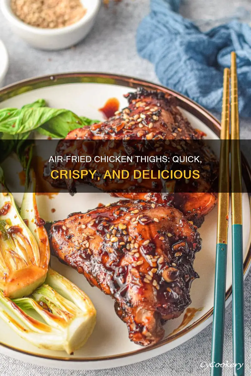 how long cook chicken thighs in air fryer at 400
