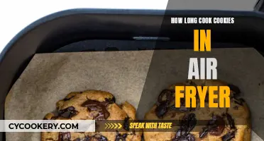 Perfectly Baked Cookies: Air Fryer Cooking Time Guide