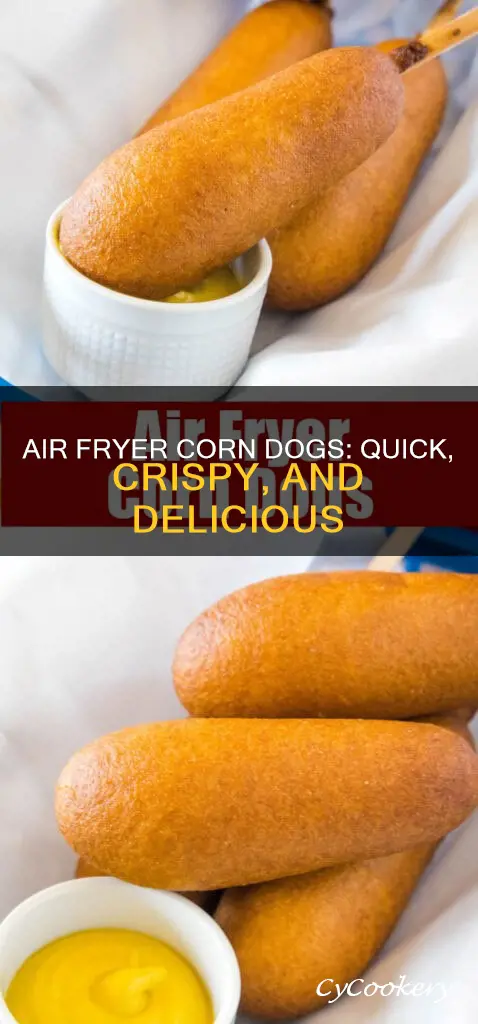 how long cook corn dog in air fryer