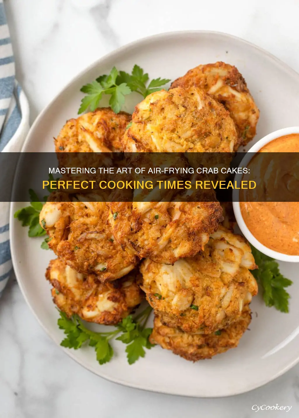 how long cook crab cakes in air fryer