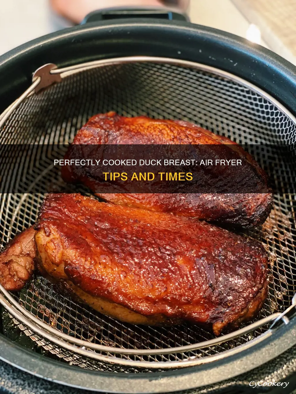 how long cook duck breast air fryer