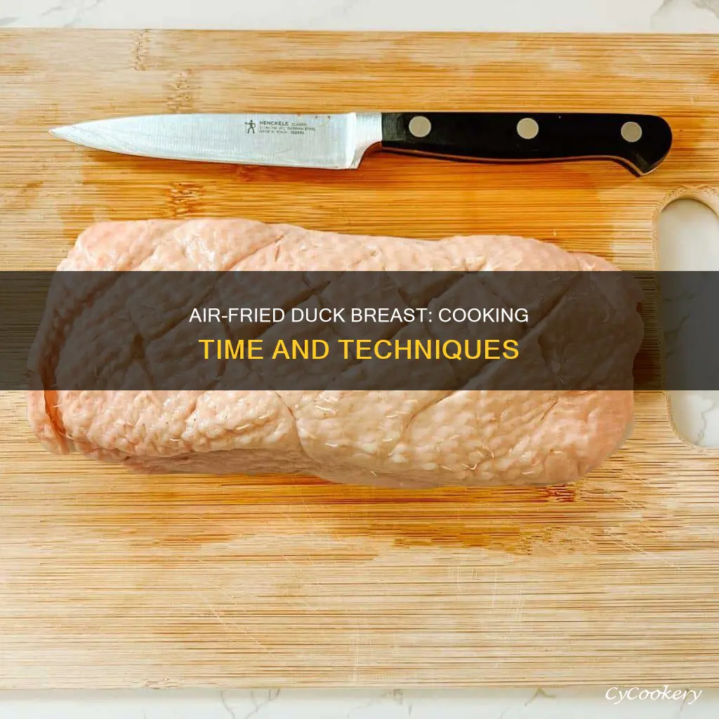 how long cook duck breast air fryer