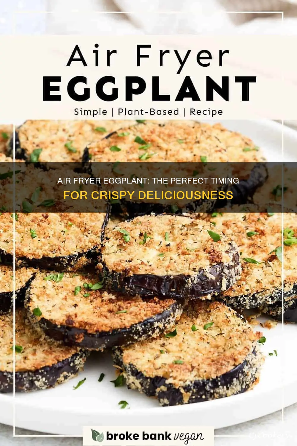 how long cook eggplant in air fryer