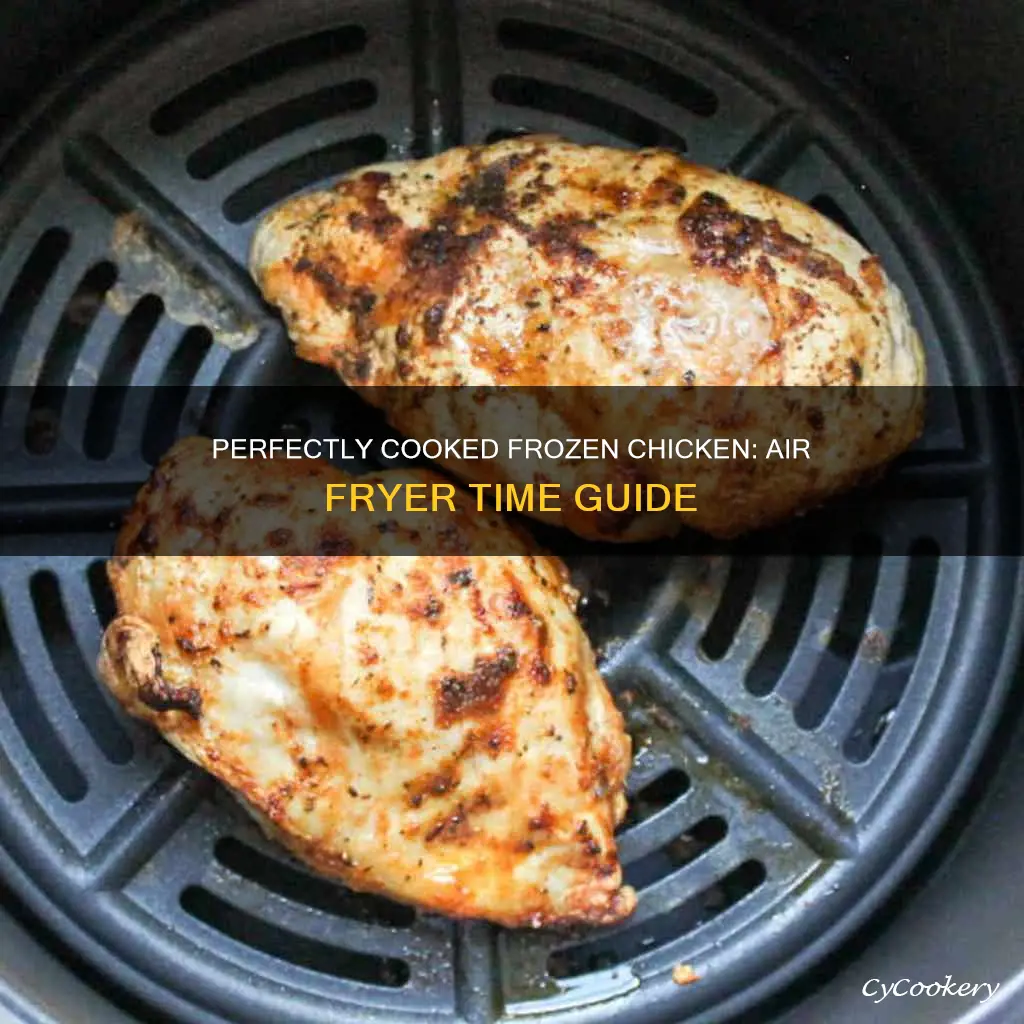 how long cook frozen chicken air fryer