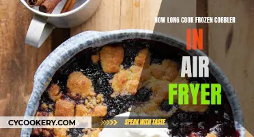 Perfectly Baked: Cooking Frozen Cobbler in the Air Fryer