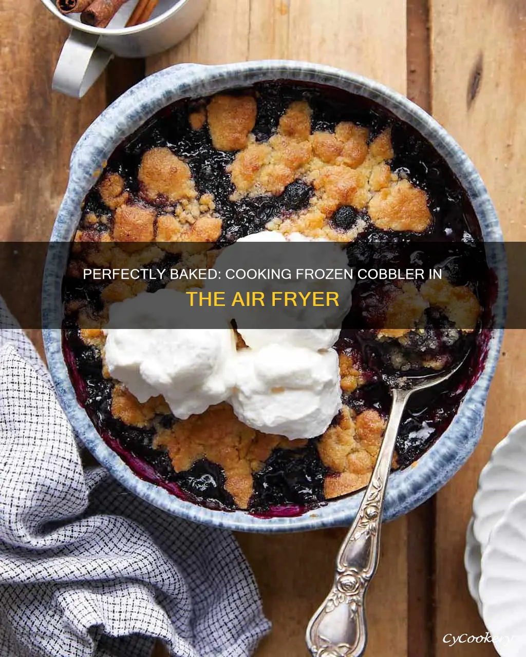 how long cook frozen cobbler in air fryer