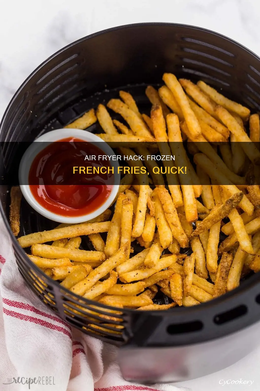 how long cook frozen french fries in air fryer