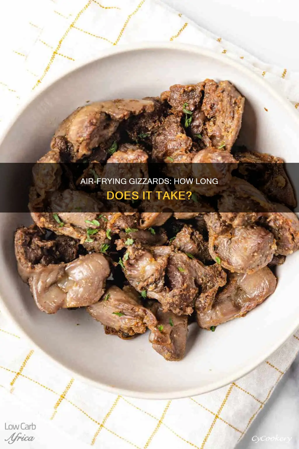 how long cook gizzards in air fryer