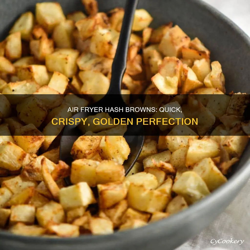 how long cook hash brown in air fryer