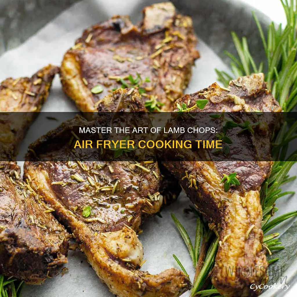 how long cook lamb chops in air fryer