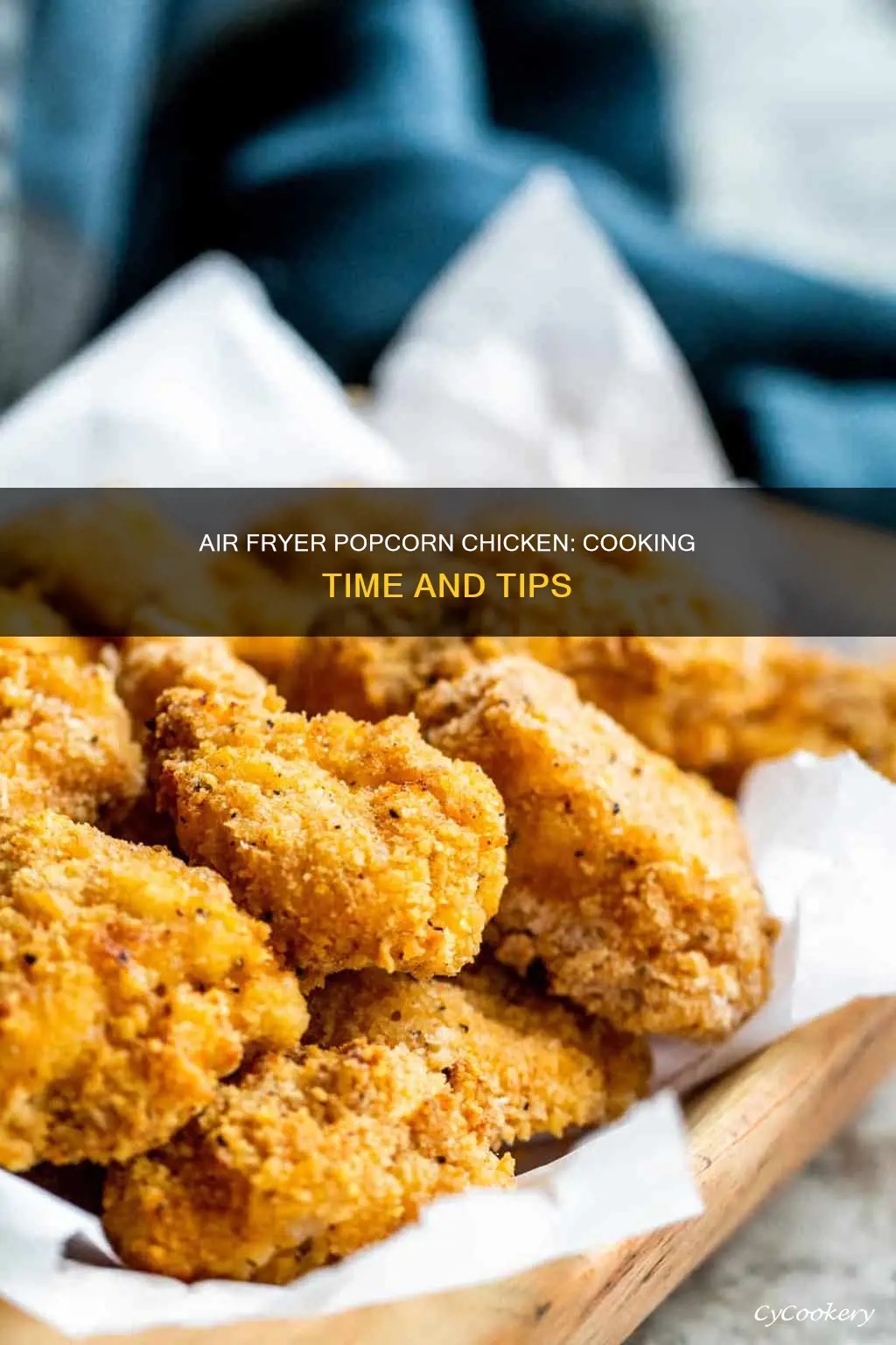 how long cook popcorn chicken in air fryer