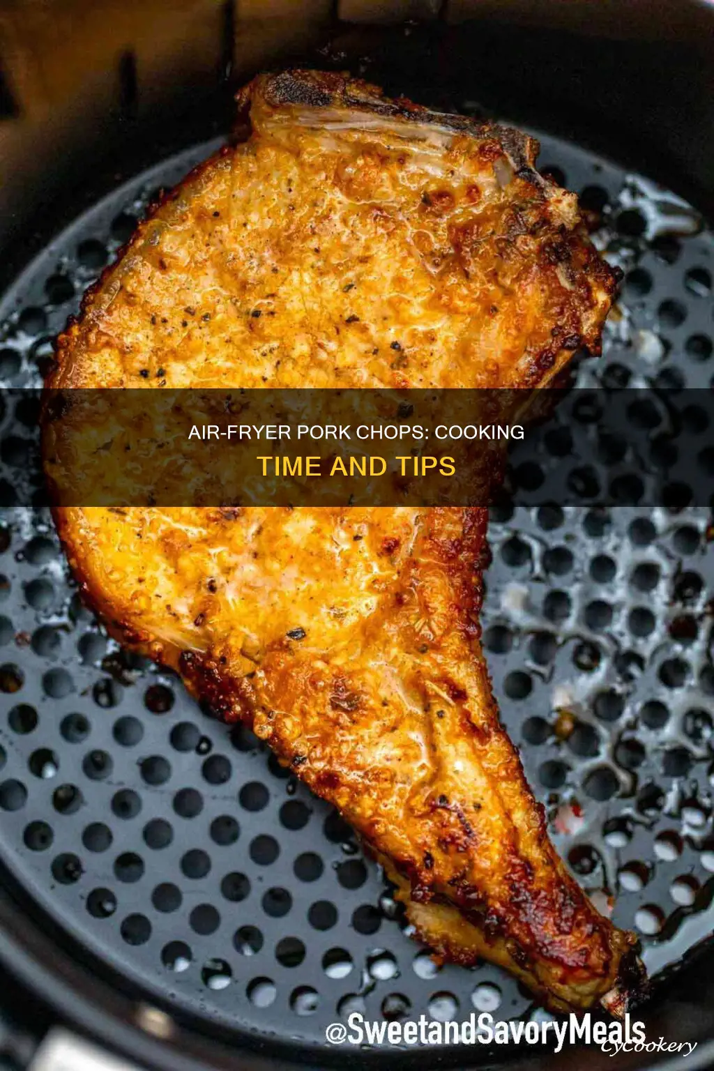 how long cook pork chop air fryer