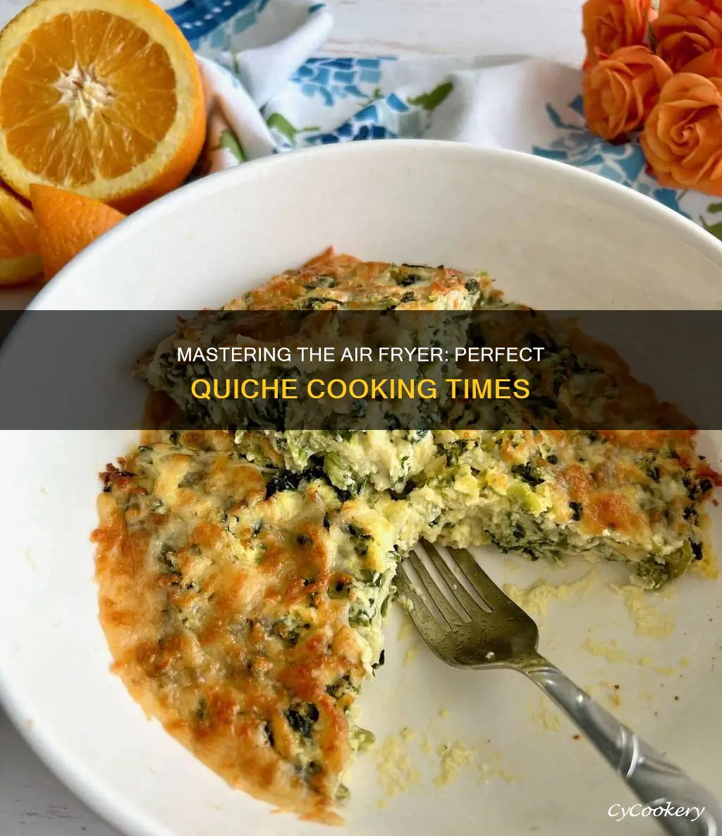 how long cook quiche in air fryer