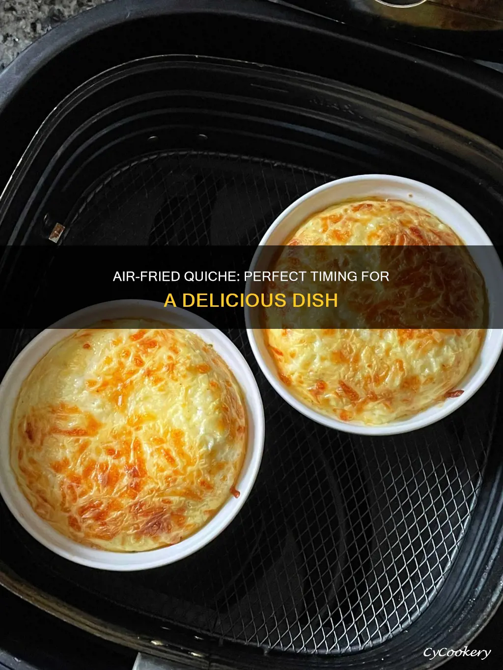 how long cook quiche in air fryer