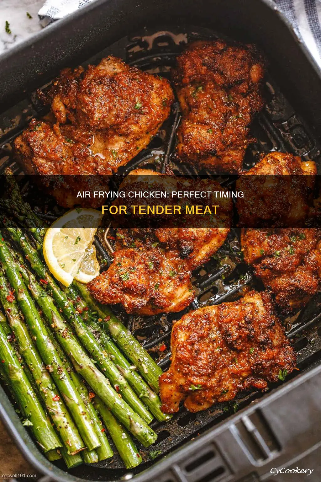 how long cook raw chicken in air fryer