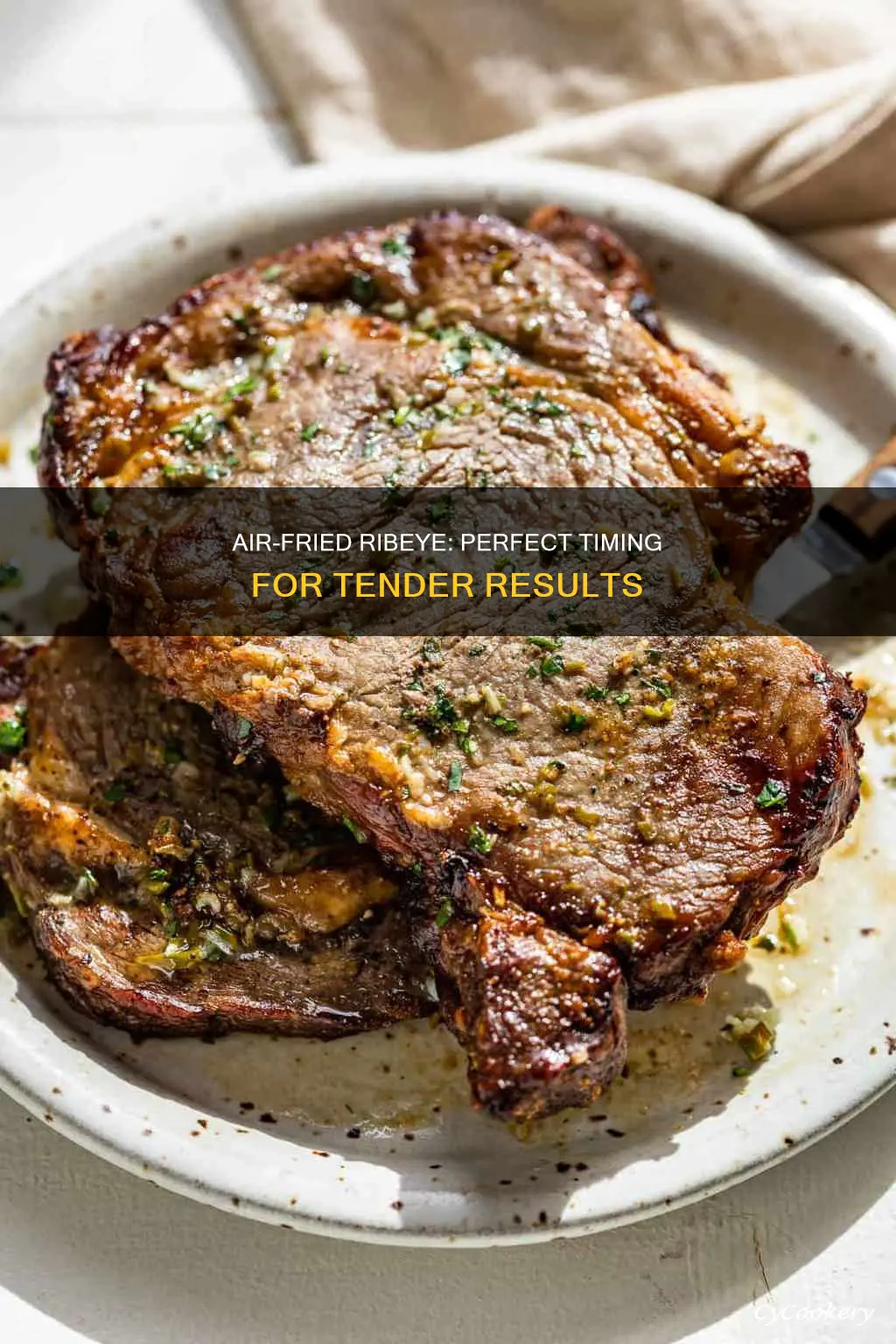 how long cook ribeye in air fryer