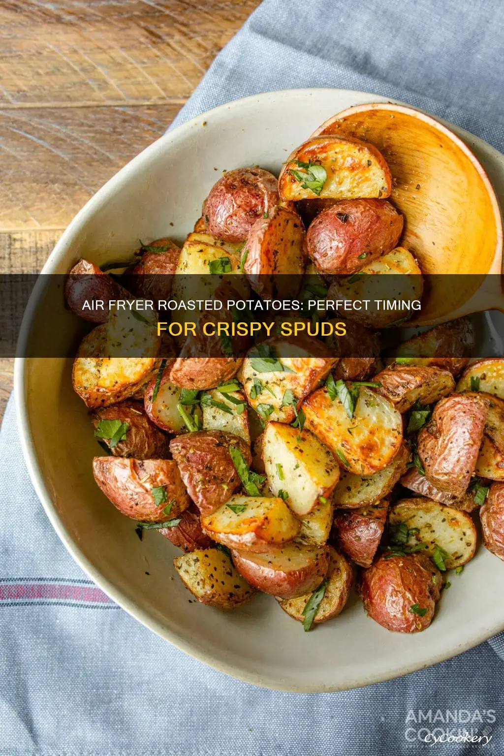how long cook roasted potatoes in air fryer