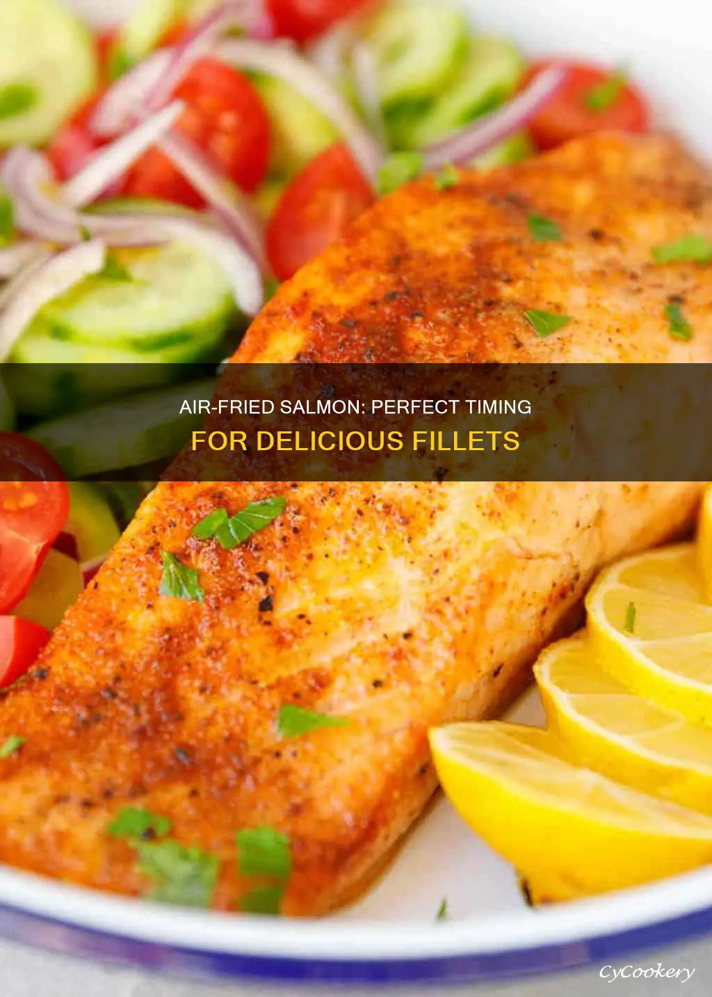 how long cook salmon fillet in air fryer