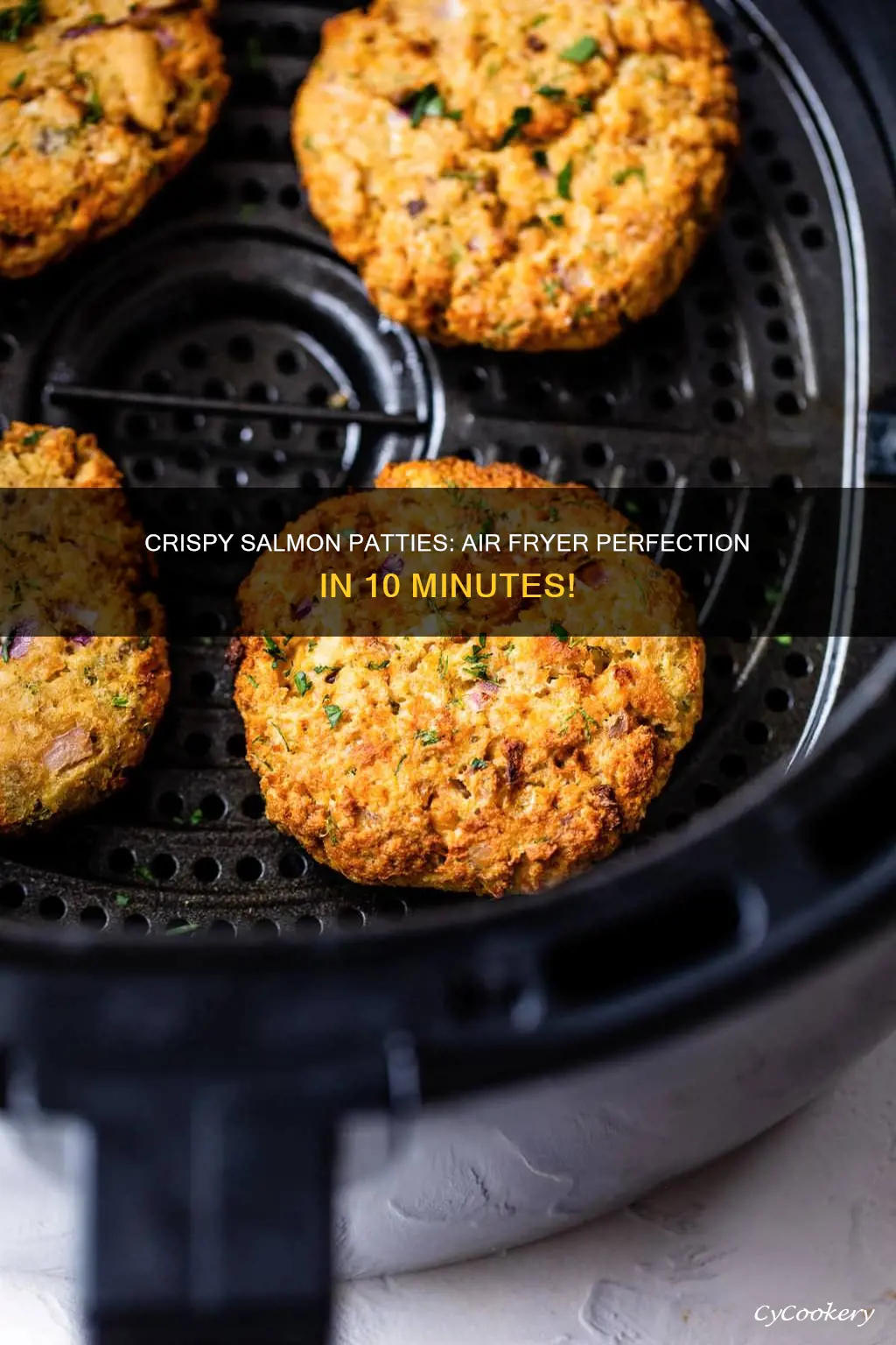 how long cook salmon patties in air fryer