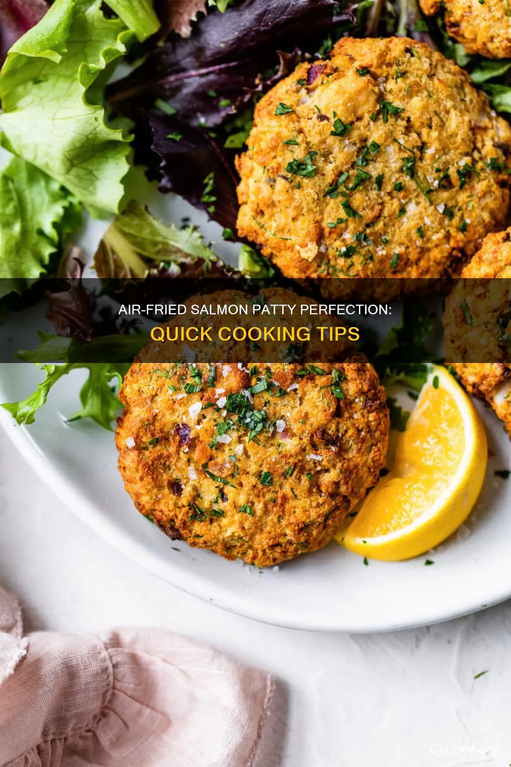 how long cook salmon patties in air fryer