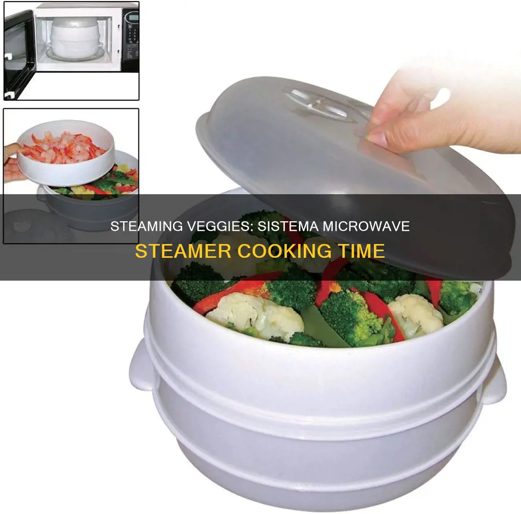 how long cook sistema microwave steamer