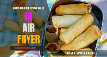 Crispy Spring Rolls: Air Fryer Cooking Time Guide