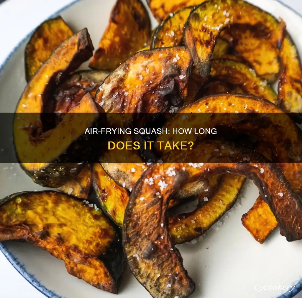 how long cook squash in air fryer