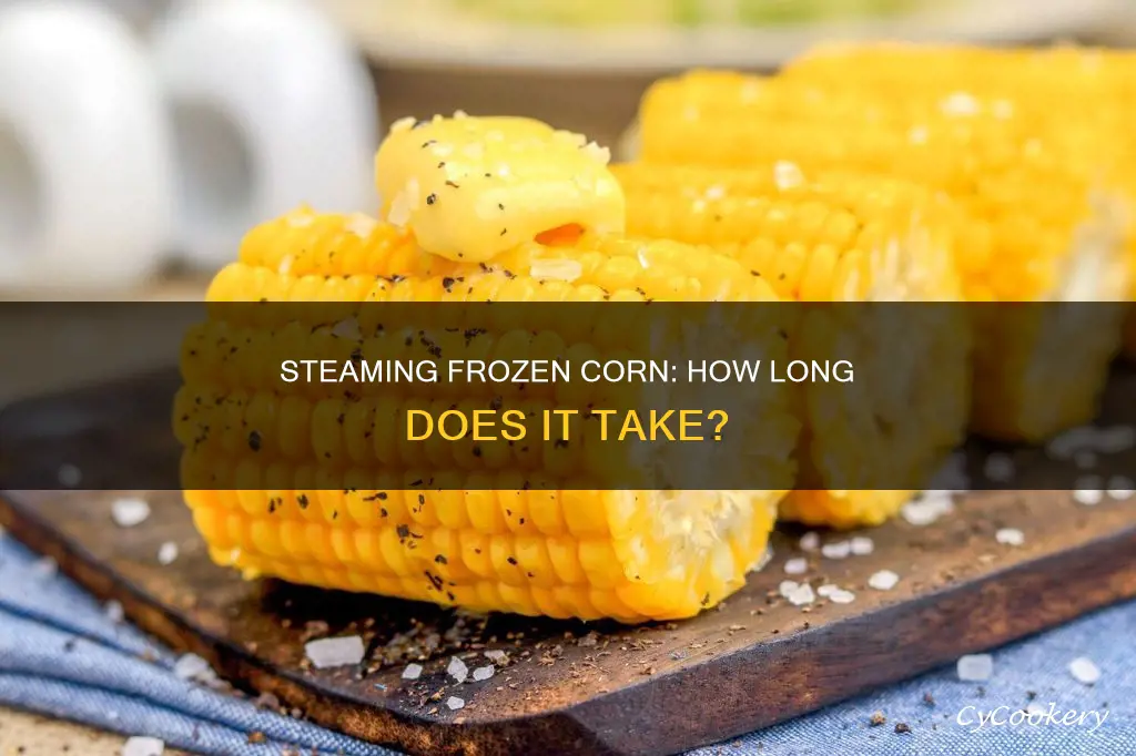 how long cook steam frozen corn