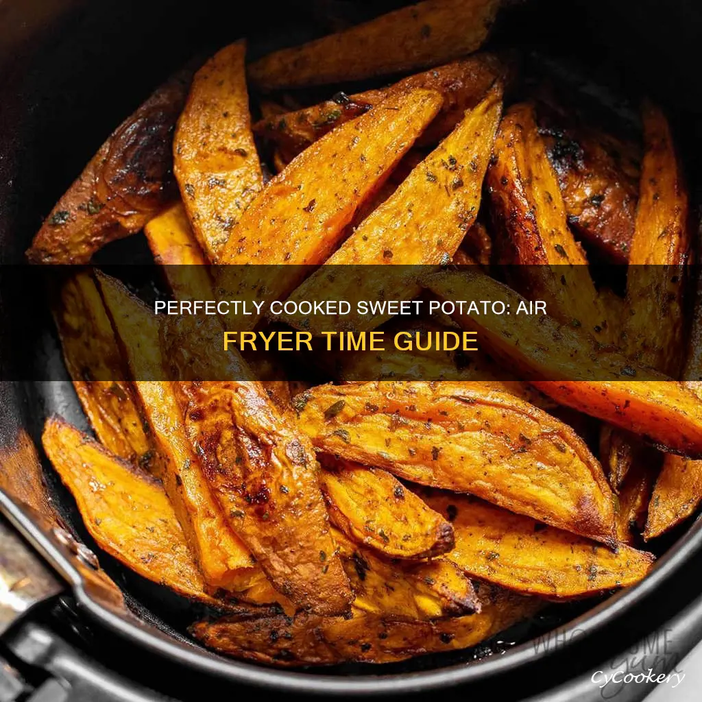 how long cook sweet potato air fryer