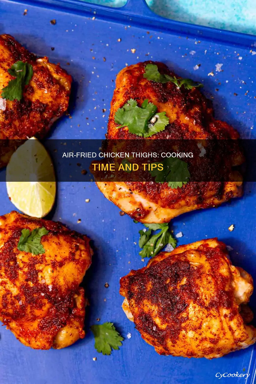 how long cook thighs in air fryer