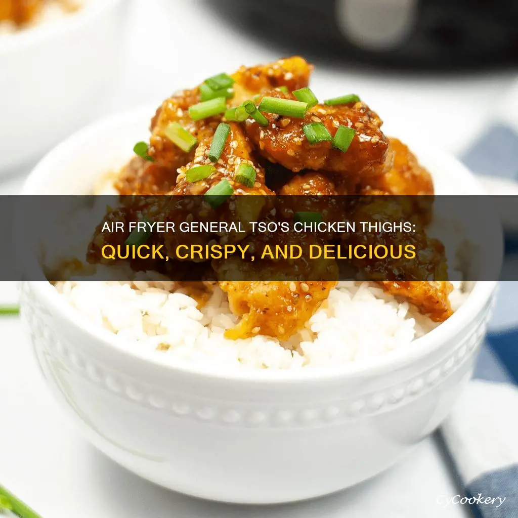 how long cook tso chicken thighs air fryer