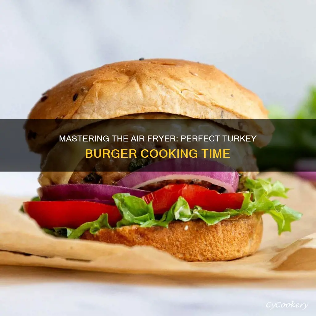 how long cook turkey burger in air fryer