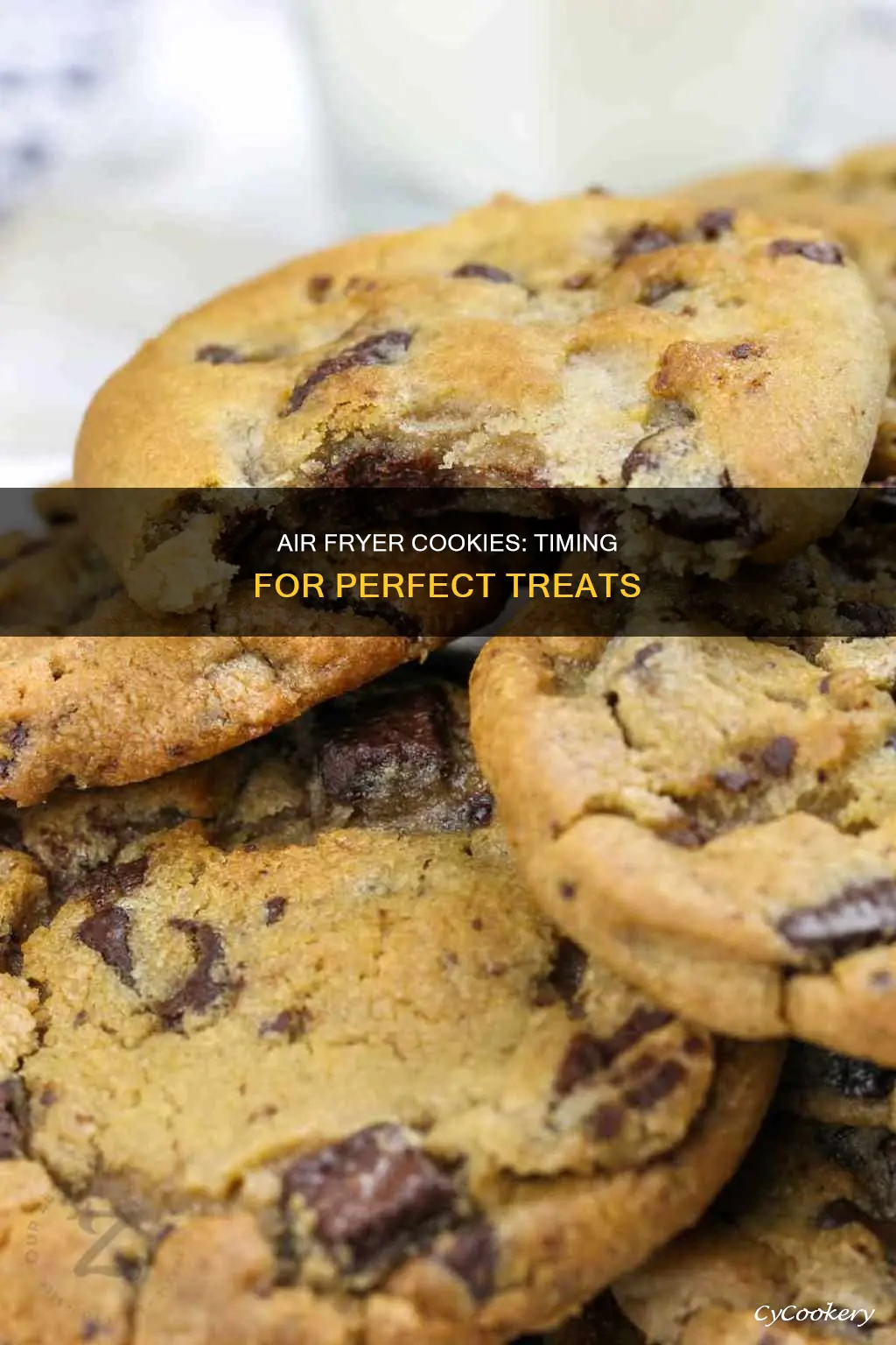 how long cookies in air fryer