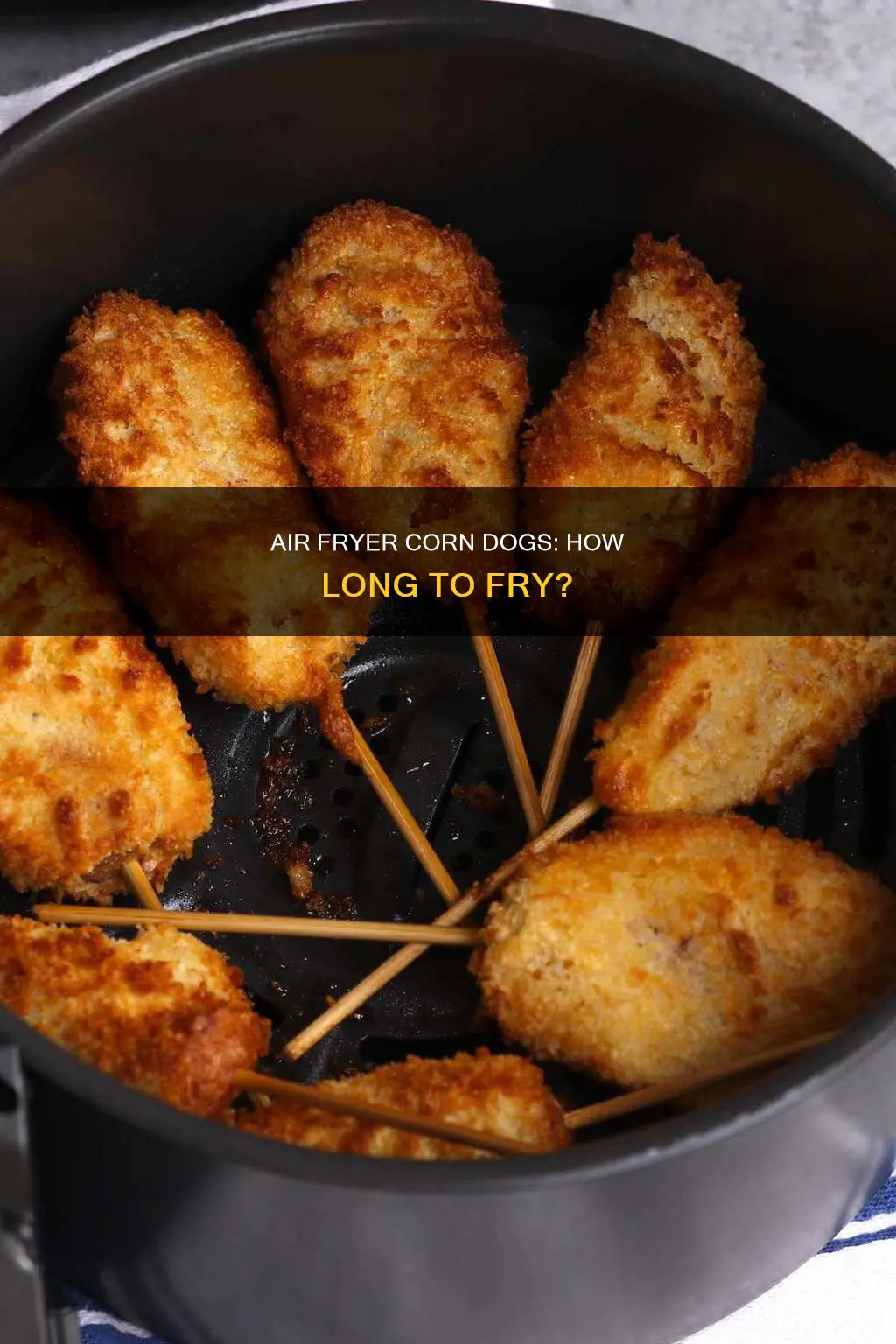 how long corn dog air fryer