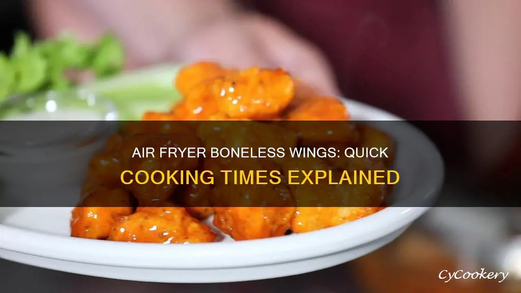 how long do boneless wings take in air fryer