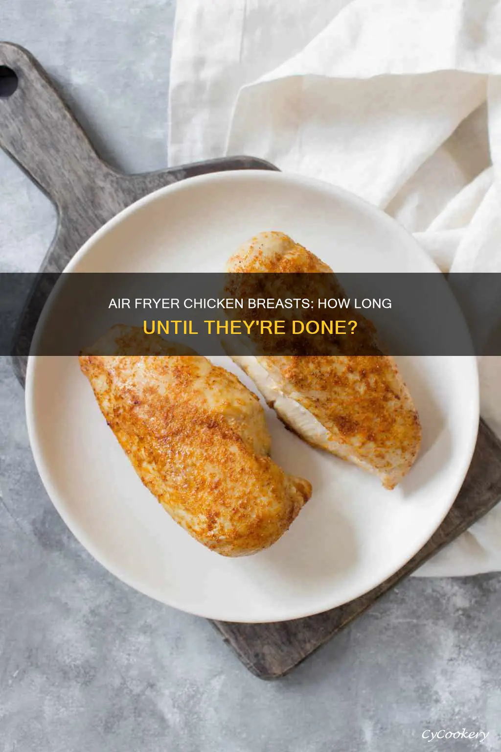 how long do chicken breasts take in the air fryer