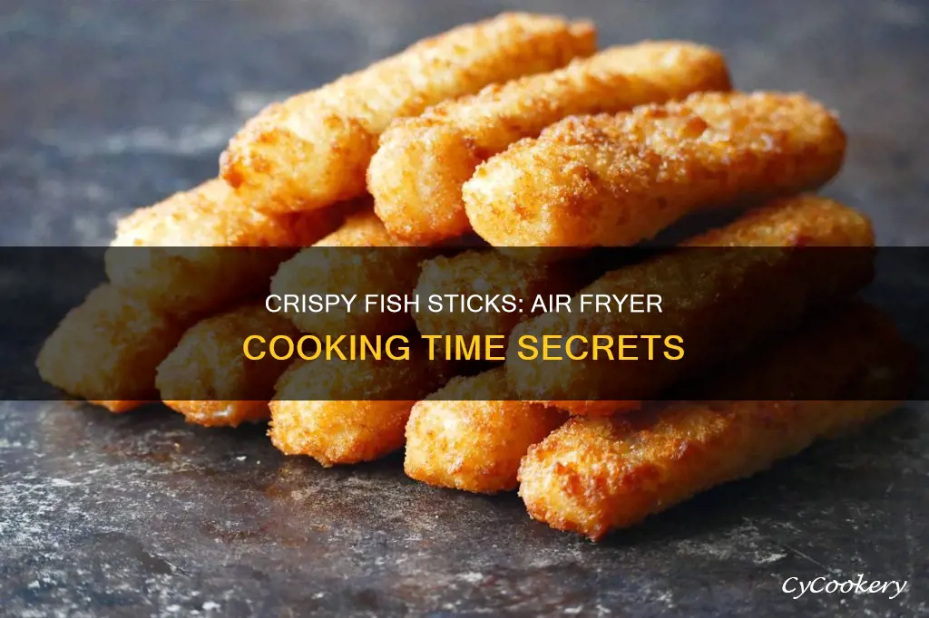 how long do fish sticks cook in air fryer