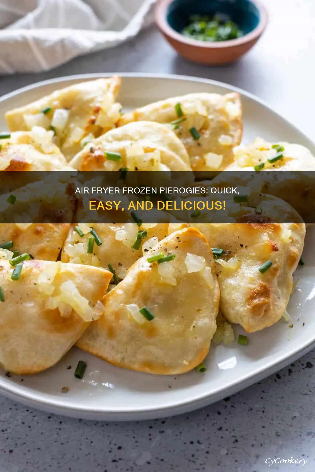 how long do frozen pierogies take in the air fryer