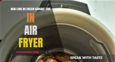 Air Fryer Frozen Sausage: How Long It Takes