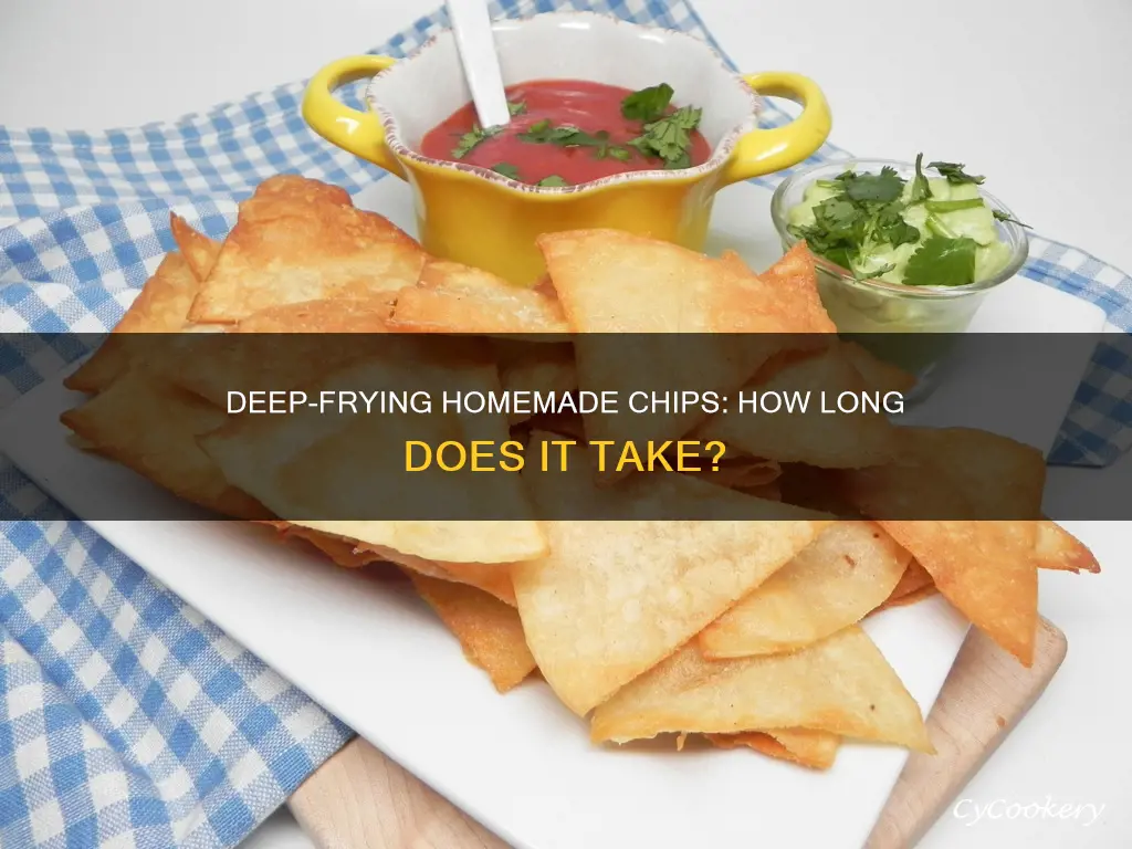 how long do homemade chips take in deep fat fryer