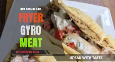 Air Fryer Gyro Meat: How Long to Fry?