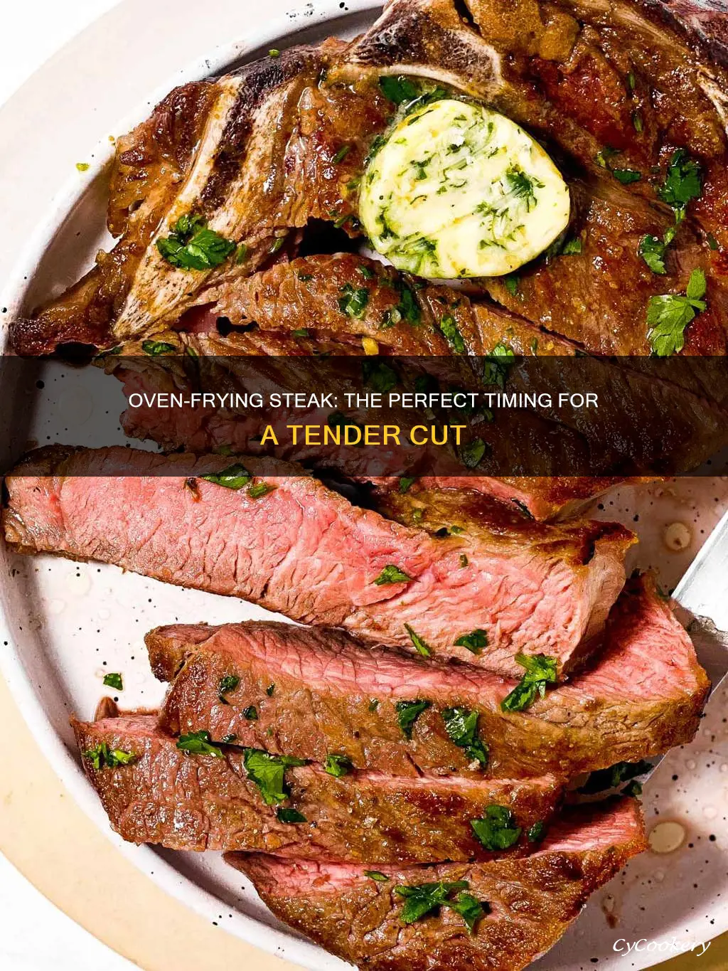 how long do i cook a steak in oven fryer