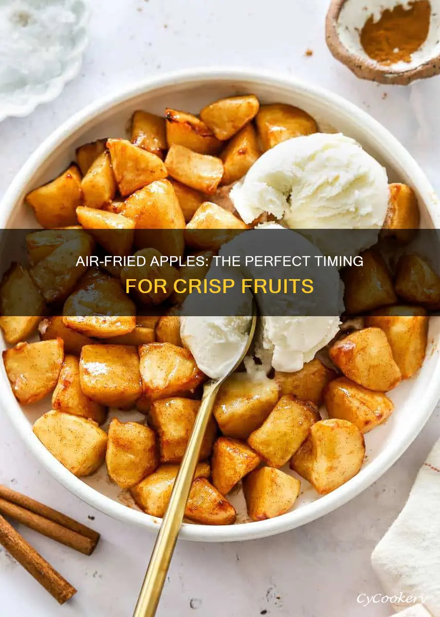 how long do i cook apples in a air fryer