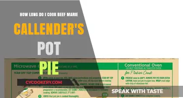 Beef Pot Pie Cooking Time: Marie Callender's Recipe
