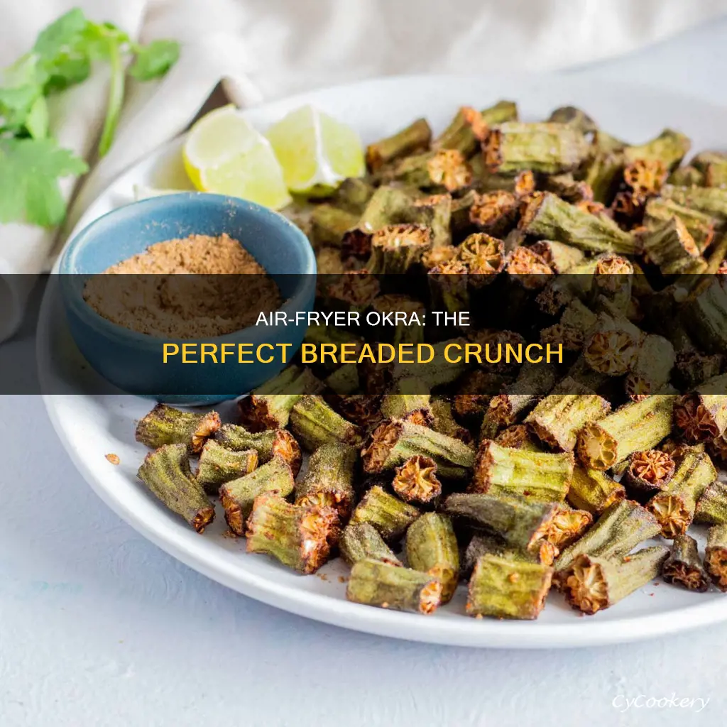 how long do i cook breaded okra in air fryer