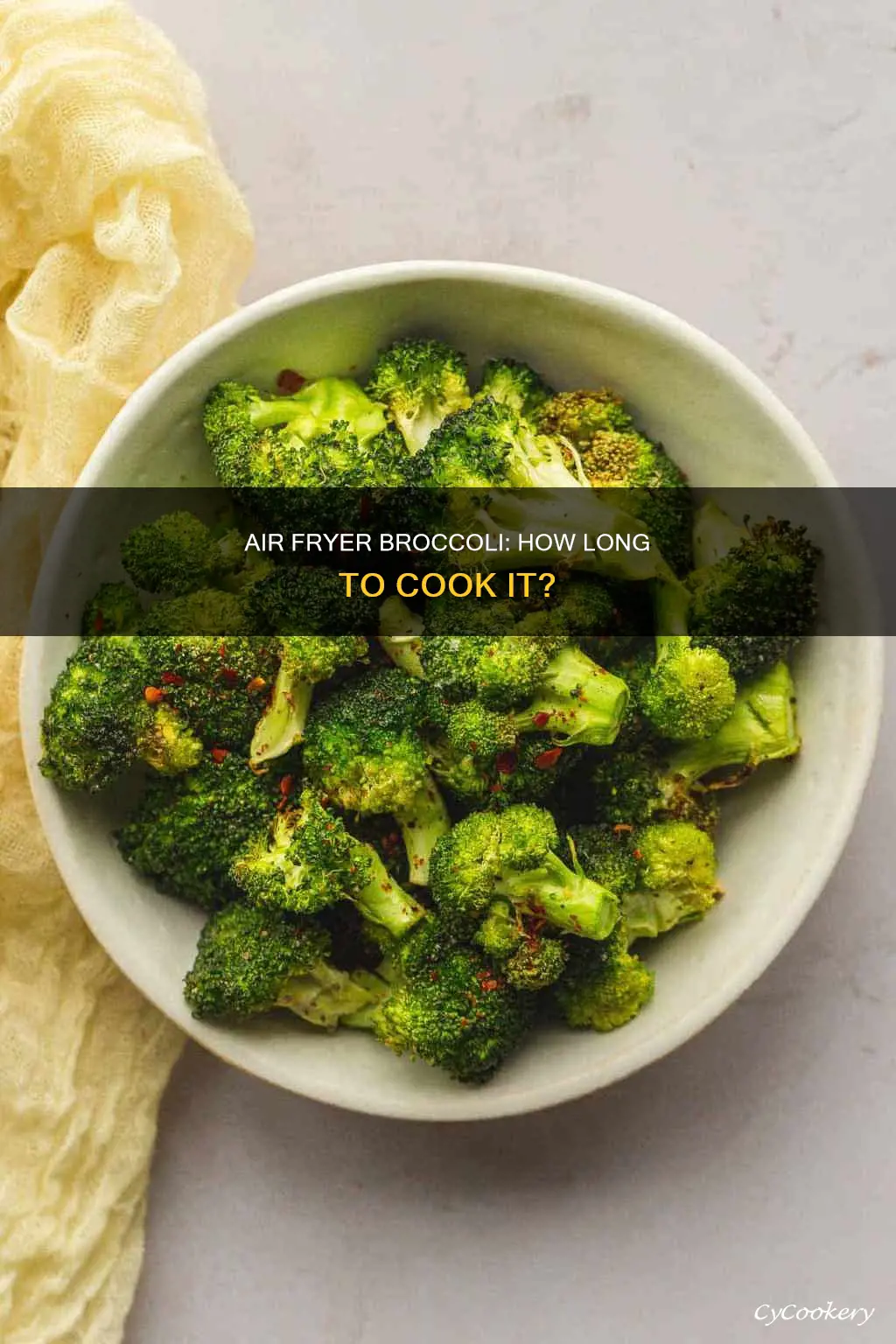 how long do i cook broccli in air fryer