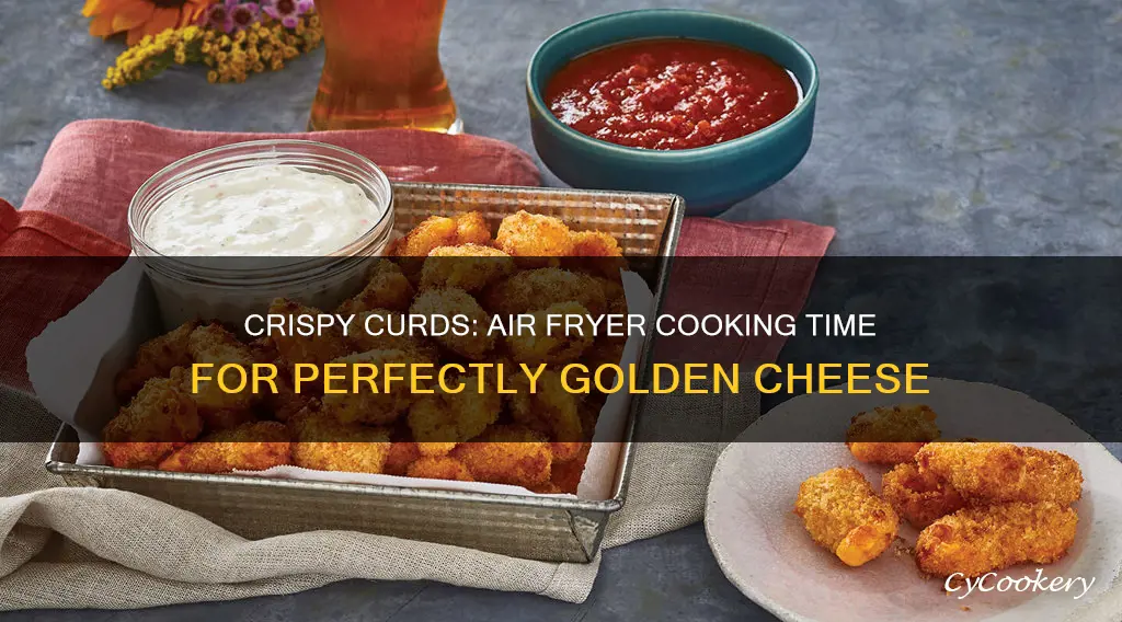 how long do i cook cheese curds in air fryer