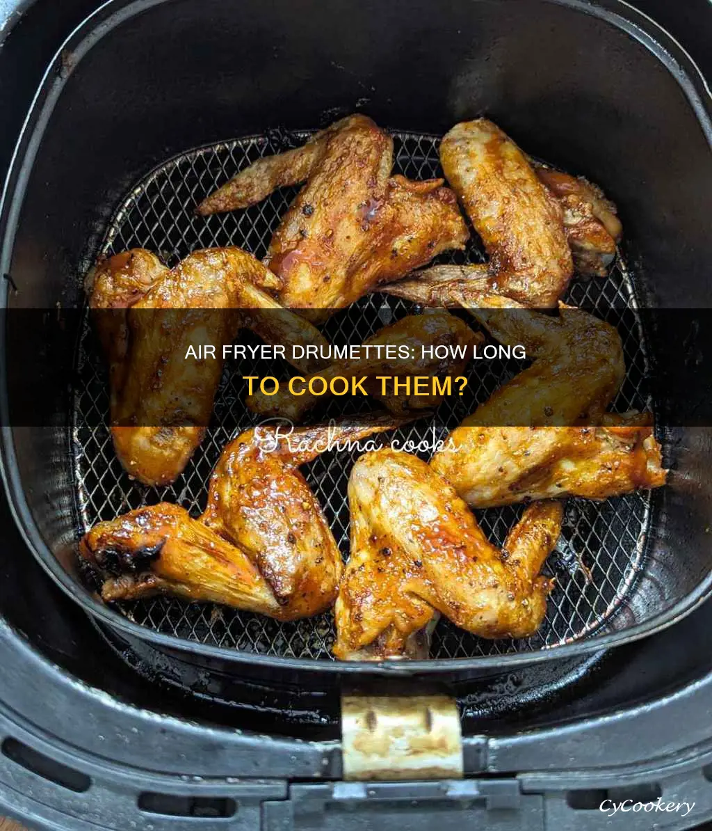 how long do i cook drumettes in air fryer