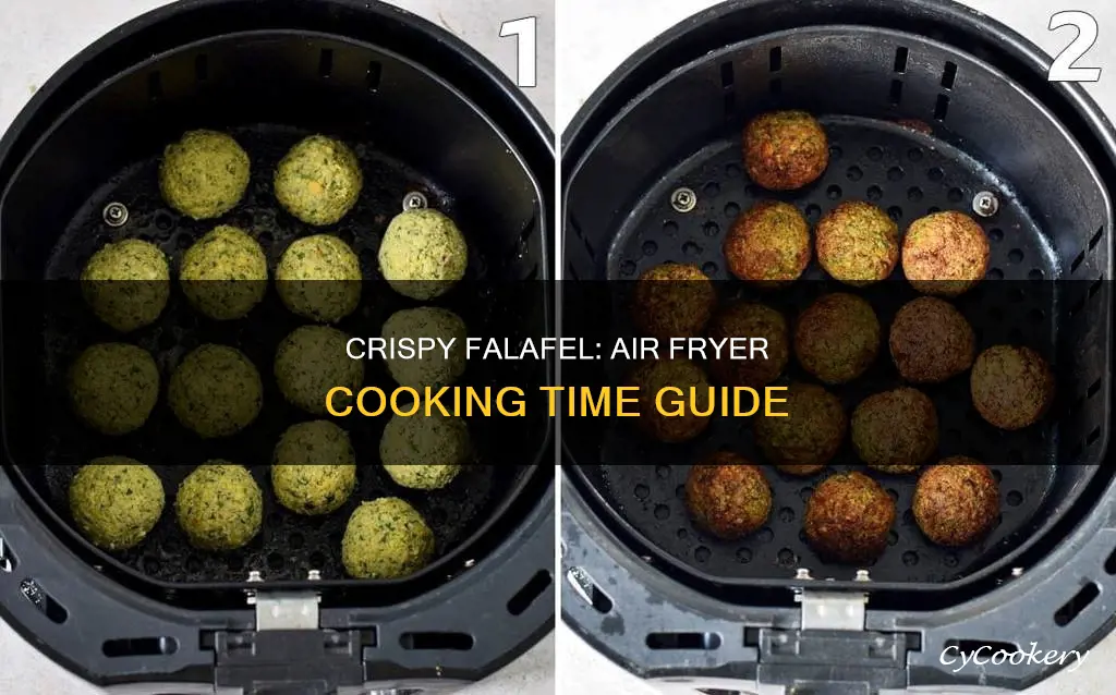 how long do i cook falafel in the air fryer